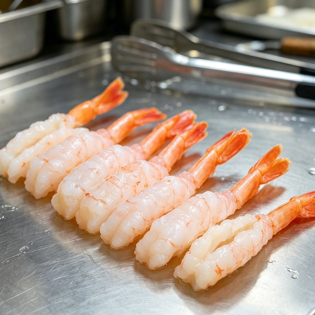 Plump Cooked King Prawns