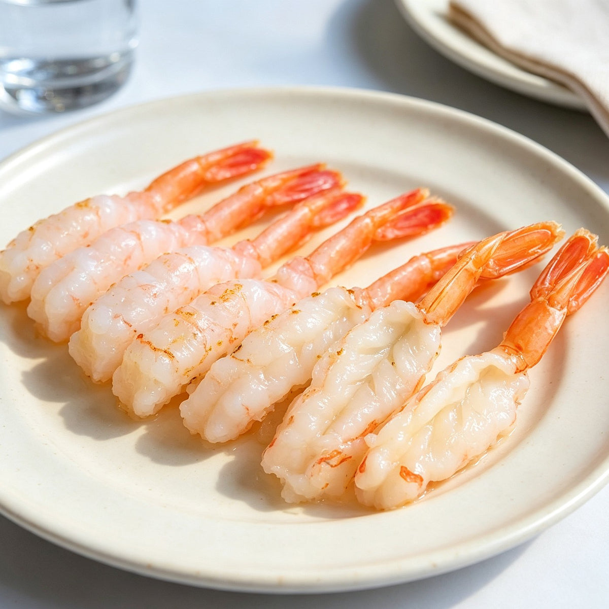 Plump Cooked King Prawns